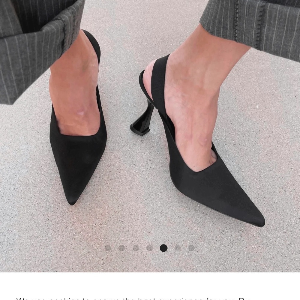 Anny Nord - MANIAC SLINGBACK Recycled - in black- size 38 European - Picture 2 of 12